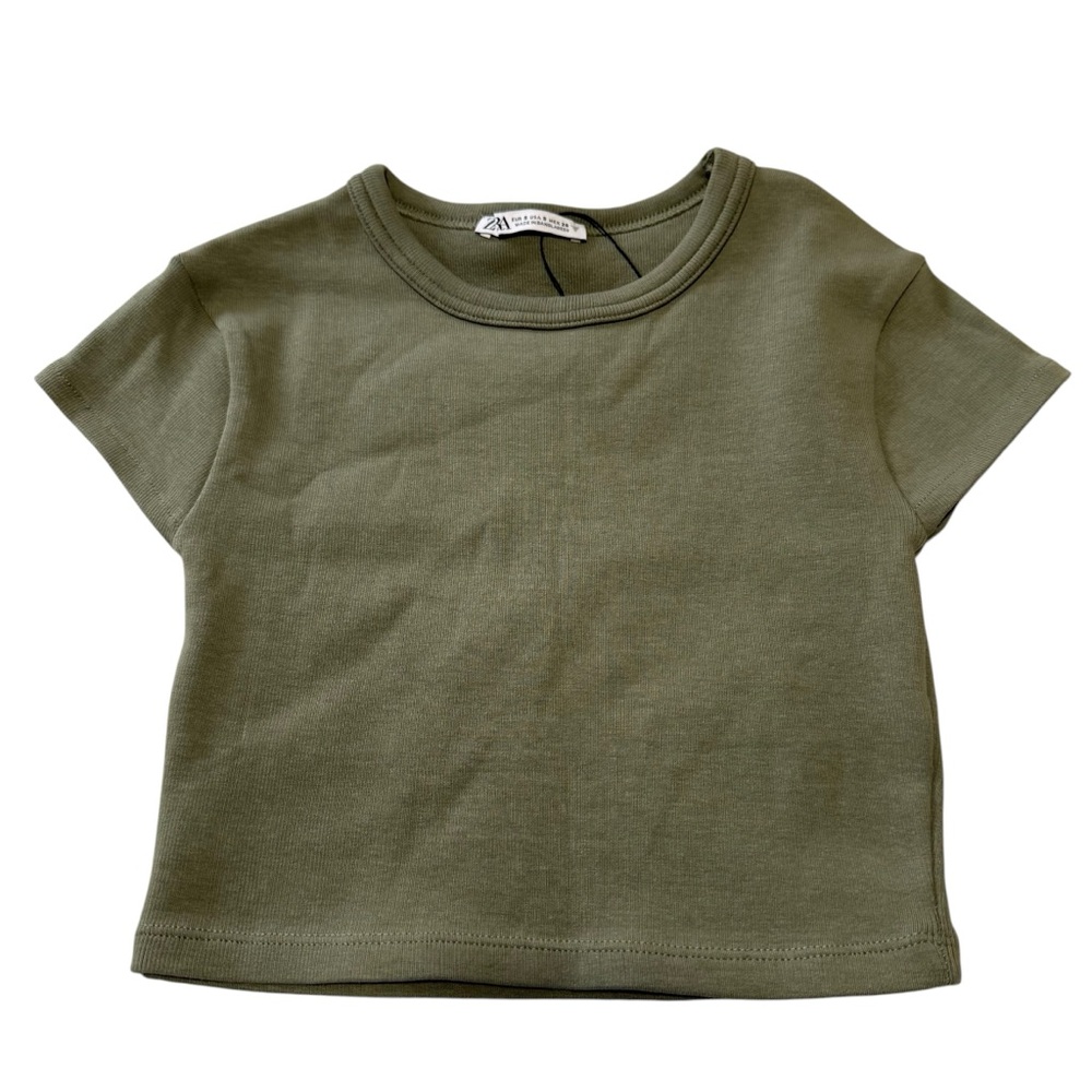 Zara Women’s Green Crop Top Size Small